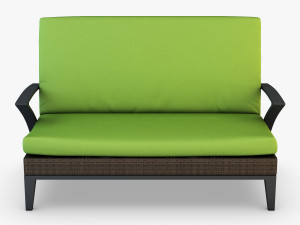 rexus sofa brown 3D Модель