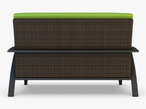rexus sofa brown 3D Модель
