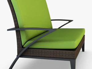 rexus sofa brown 3D Model