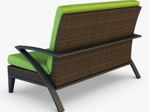 rexus sofa brown 3D Модель