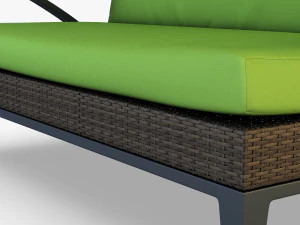 rexus sofa brown 3D Model