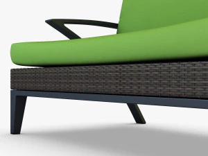 rexus sofa brown 3D Model