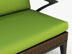 rexus sofa brown 3D Модель