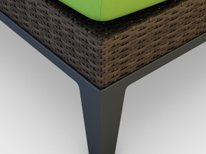 rexus sofa brown 3D Модель