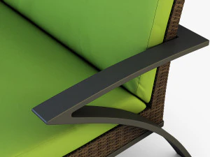 rexus sofa brown 3D Model
