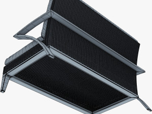 rexus sofa brown 3D Модель