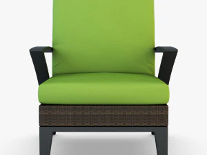 rexus armchair brown 3D Model