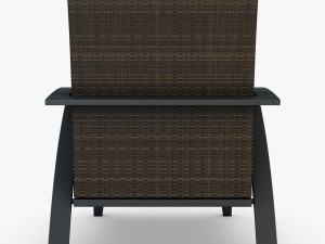 rexus armchair brown 3D Model