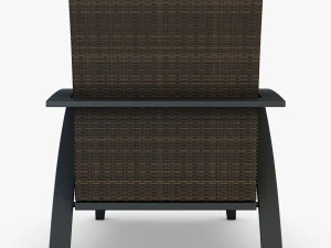 rexus armchair brown 3D Model