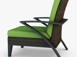 rexus armchair brown 3D Model
