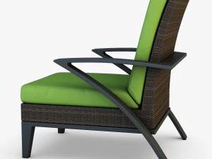 rexus armchair brown 3D Model