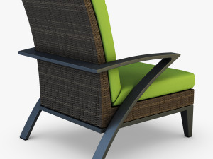 rexus armchair brown 3D Model
