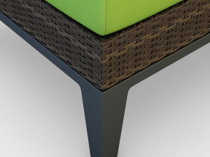 rexus armchair brown 3D Model