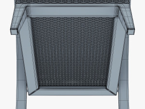 rexus armchair brown 3D Model