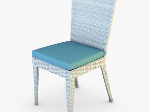rexus chair white v 1 3D Model