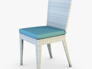 rexus chair white v 1 3D Model