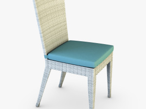 rexus chair white v 1 3D Model