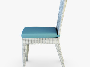 rexus chair white v 1 3D Model