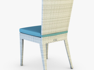 rexus chair white v 1 3D Model