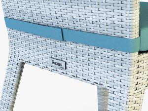 rexus chair white v 1 3D Model