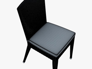 rexus chair white v 1 3D Model
