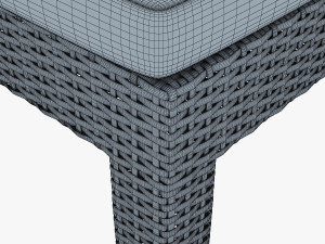 rexus chair white v 1 3D Model