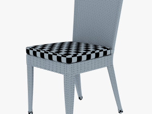 rexus chair white v 1 3D Model