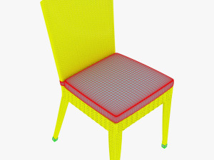 rexus chair white v 1 3D Model