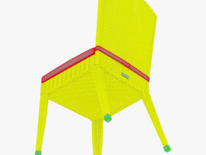rexus chair white v 1 3D Model
