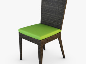 rexus chair brown v 1 3D Model