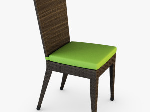 rexus chair brown v 1 3D Model