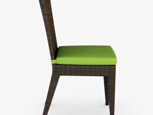 rexus chair brown v 1 3D Model