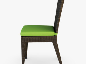 rexus chair brown v 1 3D Model
