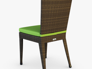 rexus chair brown v 1 3D Model