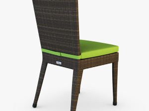 rexus chair brown v 1 3D Model