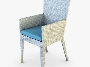 rexus chair white v 2 3D Model