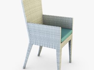 rexus chair white v 2 3D Model