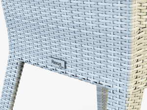 rexus chair white v 2 3D Model