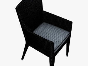 rexus chair white v 2 3D Model