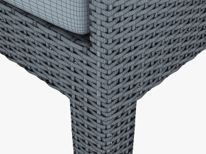 rexus chair white v 2 3D Model