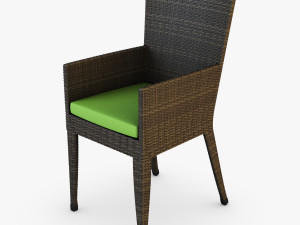 rexus chair brown v 2 3D Model