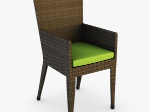 rexus chair brown v 2 3D Модель