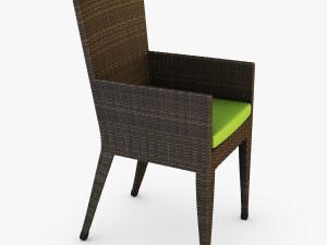 rexus chair brown v 2 3D Модель