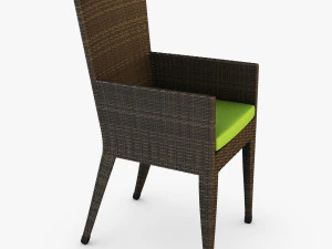 rexus chair brown v 2 3D Model