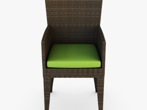 rexus chair brown v 2 3D Модель