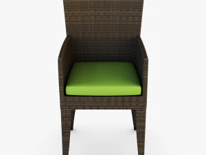 rexus chair brown v 2 3D Model