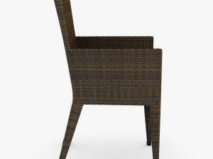 rexus chair brown v 2 3D Модель