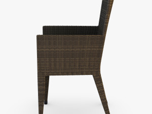 rexus chair brown v 2 3D Модель