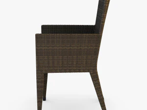 rexus chair brown v 2 3D Model