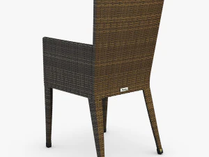 rexus chair brown v 2 3D Model